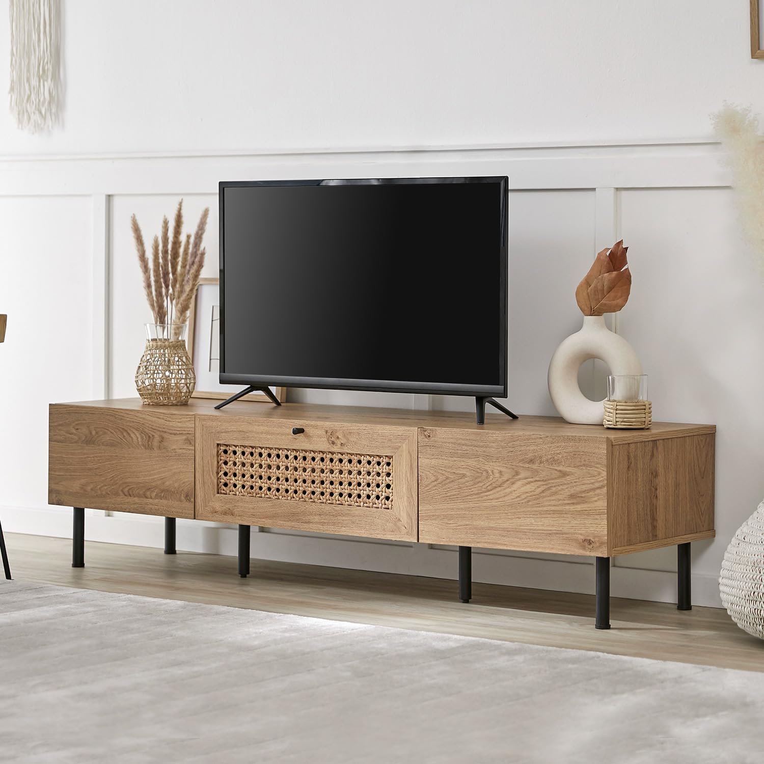 LOWYA ロウヤ テレビ台 テレビボード ローボード テレビラック 扉付き