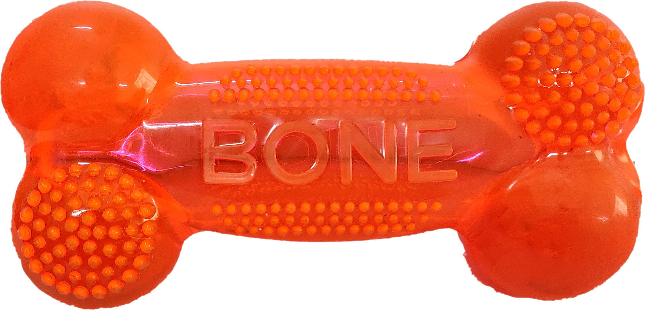 The Pets Company TPR Squeeze Squeak Bone Dog Toy for Small & Medium Dog Breeds (B096KY855N) Amazon Price History, Amazon Price Tracker