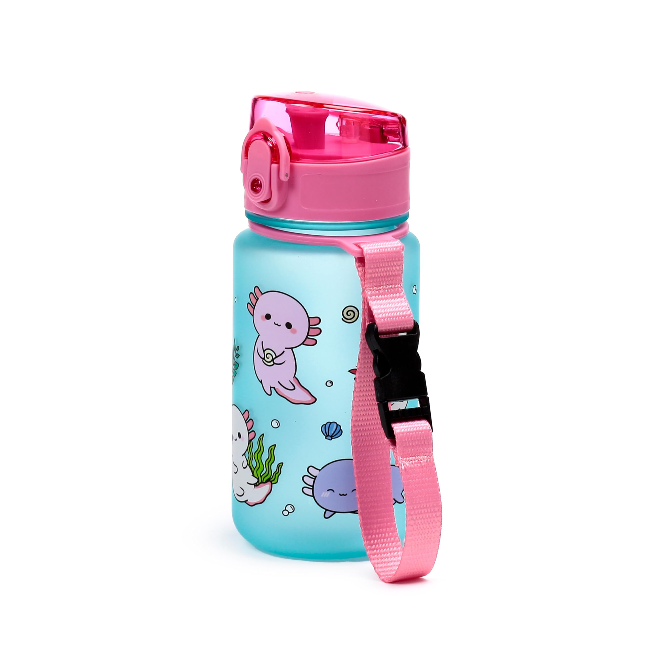 Puckator Gourde invisible pour enfants 350 ml - Axolotl - Animaux doux ADORAMALS