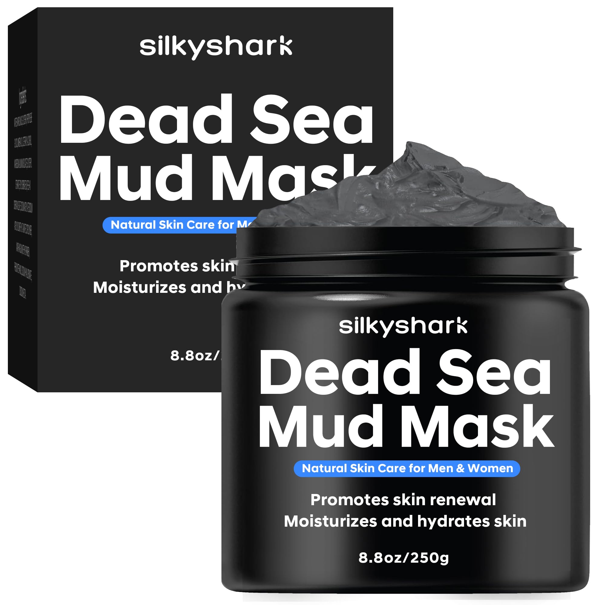 Dead Sea Mud Mask for Face and Body (8.8 Oz), Natural Skincare for Women & Men, Acne Face Mask, Natural Minerals and Clay, Skin Cleansing, Suitable for All Skin Types