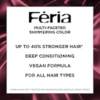 Vista 116 de L'Oreal Paris Feria Tinte permanente brillante multifacético, 721 Dusty Mauve, paquete de 1 10 negro azabache (negro más negro)