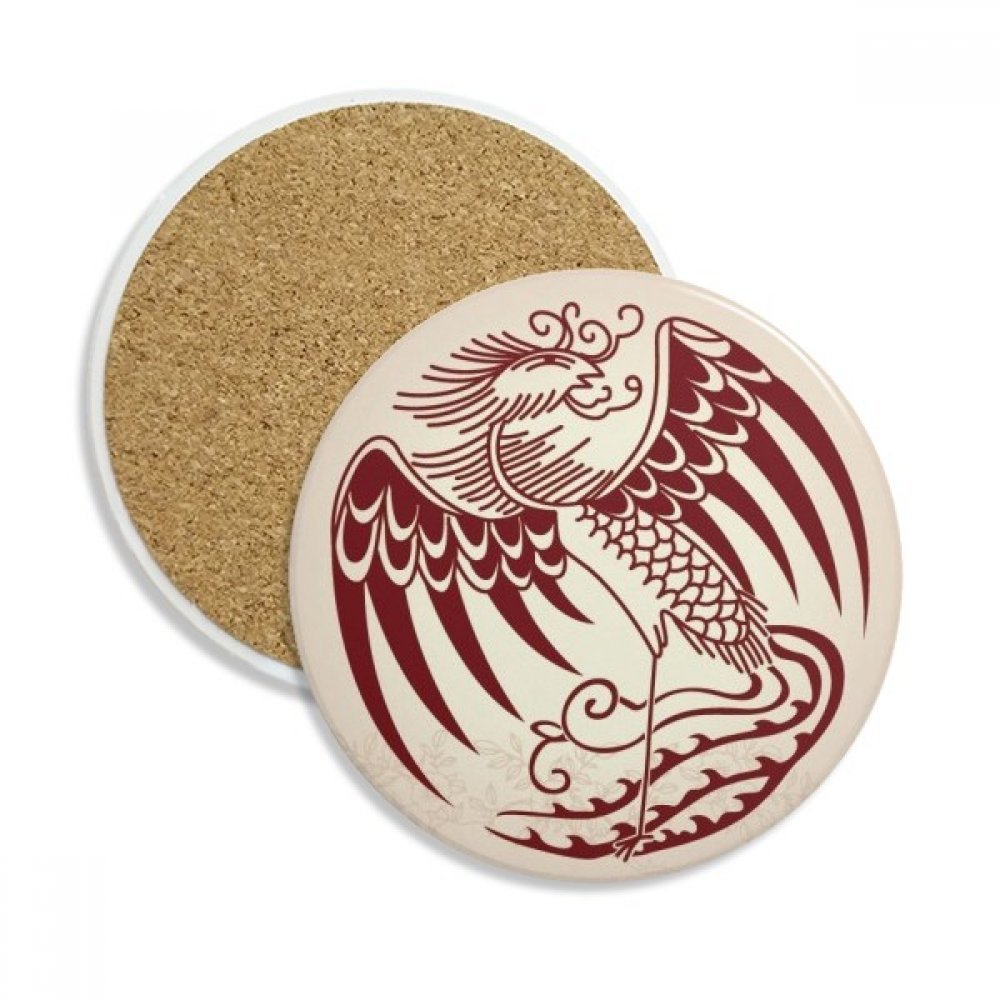 Caboteur en céramique motif phénix chinois une idée cadeau originale