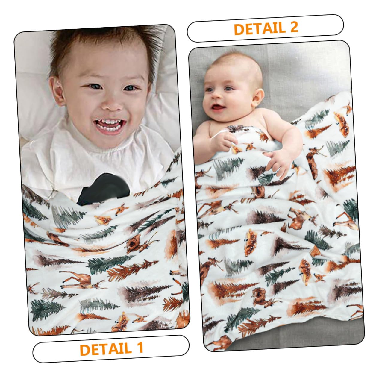 TOYANDONA Coperta Morbida e Leggera in Flanella per Bambini e Neonati