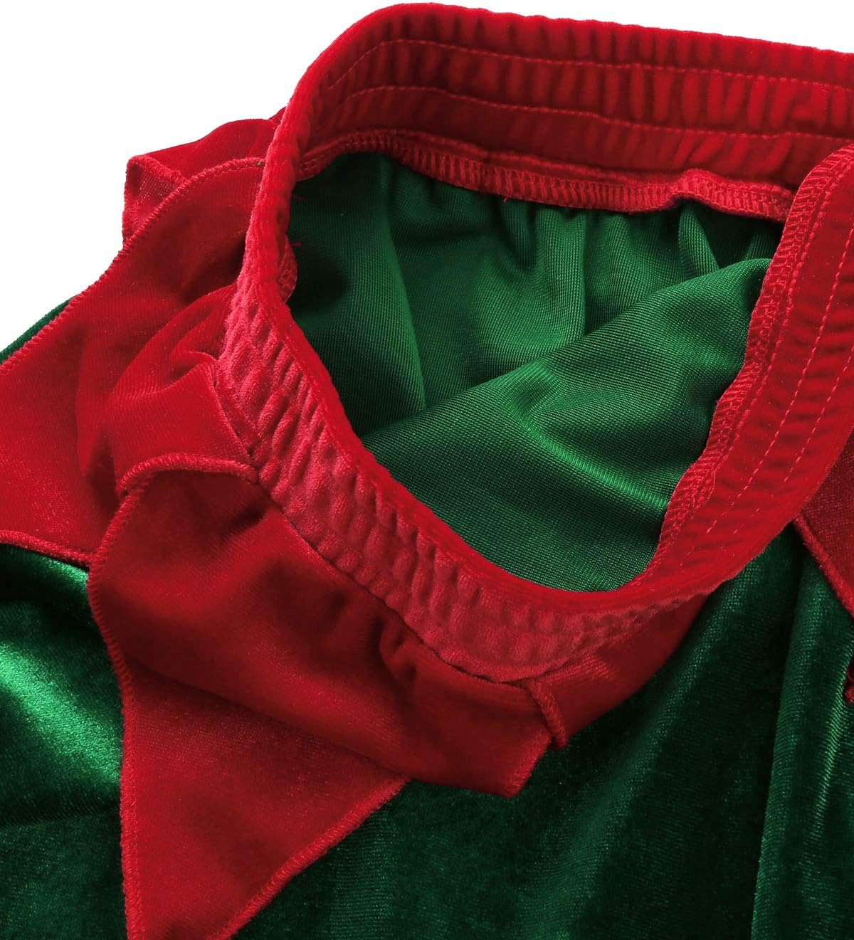 YiZYiF Men’s Novelty Christmas Velvet Red Boxer Briefs Holiday Lingerie Briefs Underwear