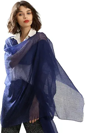 Luxury 100% Cashmere Shawl Wraps for Women, 91''x40'' Featherlight Pashmina Scarf, Travel Wrap for All Seasons