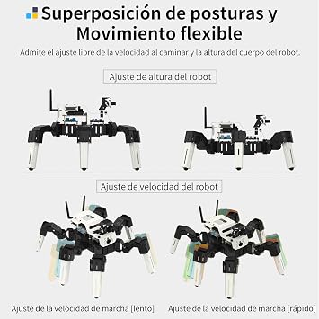 Yahboom 18 DOF Bionic Hexapod Robot Development Kit AI Vision