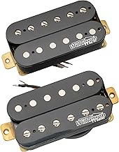 Wilkinson Vintage Classic Alnico 5 Overwound Open Style Humbucker Pickups Neck Bridge Pickup Set for Epiphone Les Paul LP Electric Guitar, Black