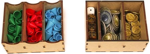 Miniatura 4 de TowerRex Organizador para juego de mesa Talisman y Lost Realms, Woodland, Firelands, Deep Realms expansiones, inserto de almacenamiento,