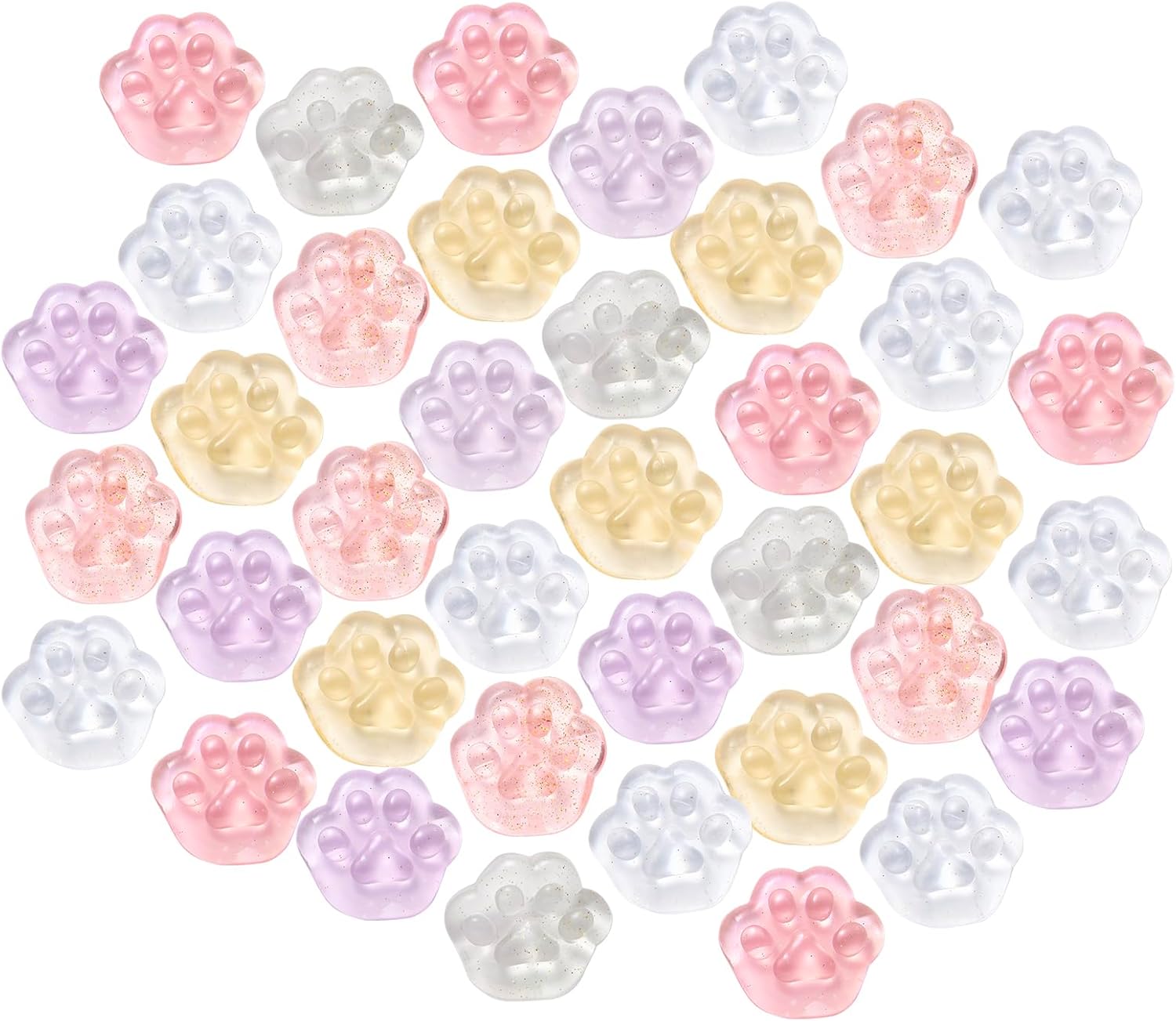 40pcs Mini Squishies Squishy Toy Cat Party Favors for Kids, Cat’s paw Mochi Squishy Toys Kawaii Stress Reliever Anxiety Toys for Boys Girls, Pinata Fillers, Goodie Bag Stuffers for Toddlers Adults