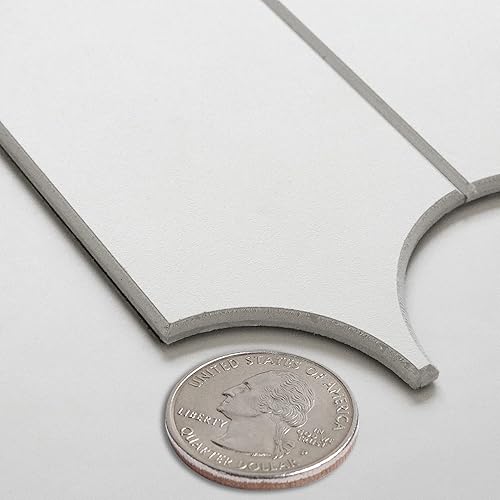 Miniatura 7 de Avant Decor  Compuesto de piedra  Azulejos de cocina para despegar y pegar  Azulejos de pared para pegar  Fácil instalación  5 x 5 pulgadas  Azulejo