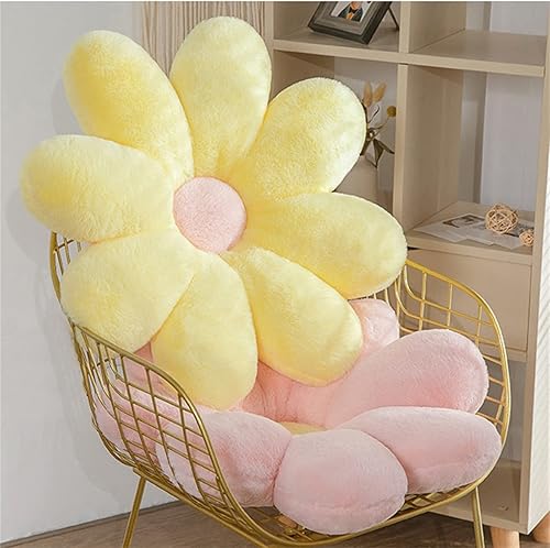 Miniatura 6 de Almohada de suelo con forma de flor, almohadas de felpa para leer, ver la televisión, bonita decoración del hogar, sofá, silla, sala de estar y