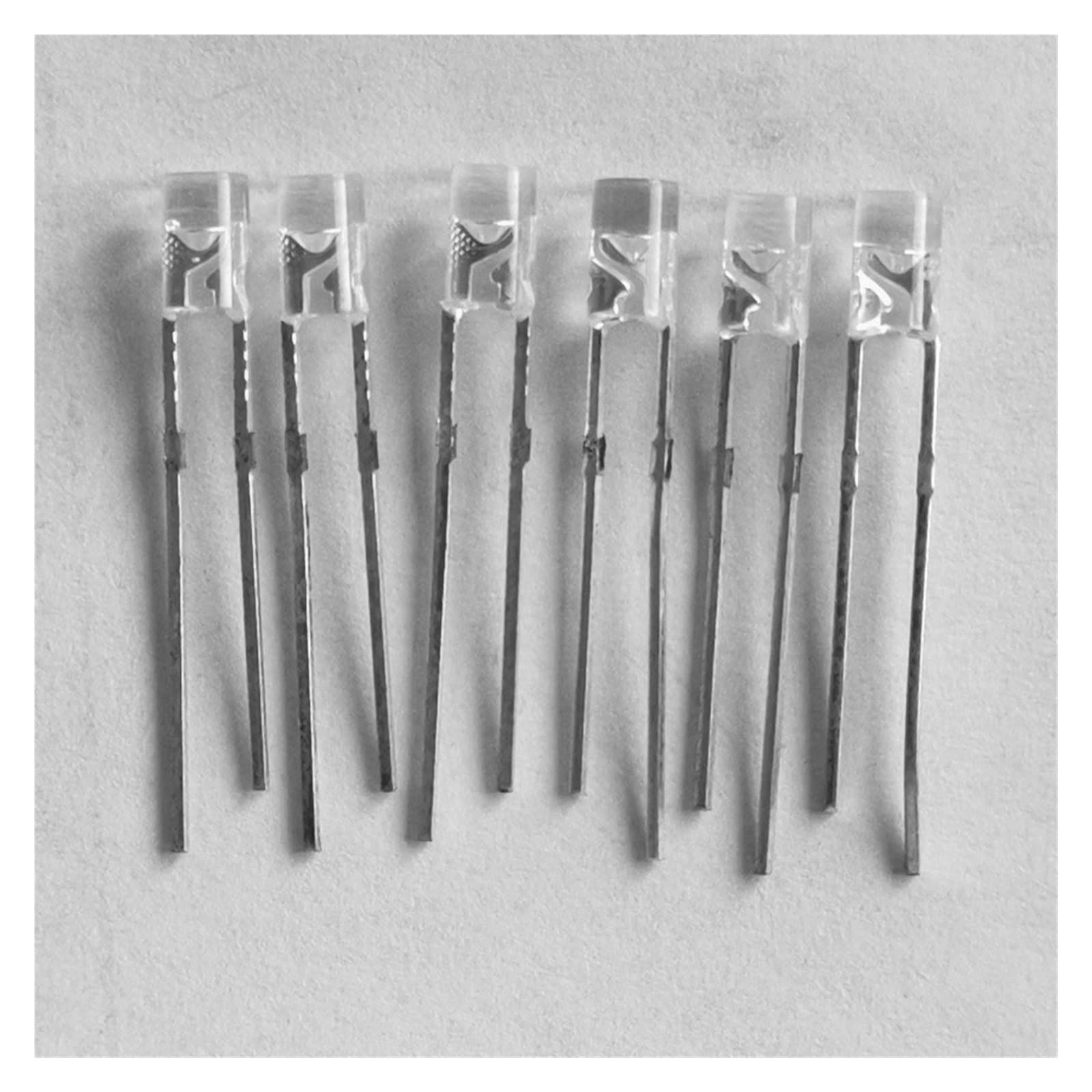 Diode 1000 Stück, 3-mm-LED mit Flacher Linse, SLR3002, ultrahelle Rotlicht-LED, Leuchtdiode, 621 nm