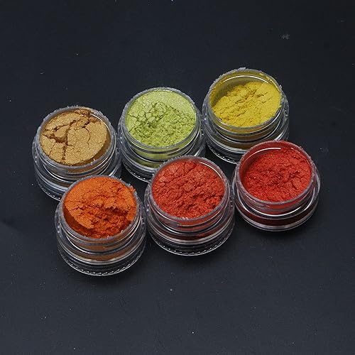Miniatura 5 de DIY Jewelry Crafts Natural Mica Mineral Powder Tinte de resina epoxi para jabón de baño, cera de soja, fabricación de velas, tintes de pigmento de