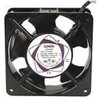 SUNON DP200A-2123XBL-ROHS Tubeaxial Fan, 220 VAC, 117 CFM, 50 dBA, 120 mm x 120 mm x 38 mm Size