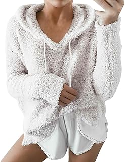 Mintuse Moletons femininos de grandes dimensões com gola redonda pulôver suéteres casuais confortáveis roupas de outono moda feminina