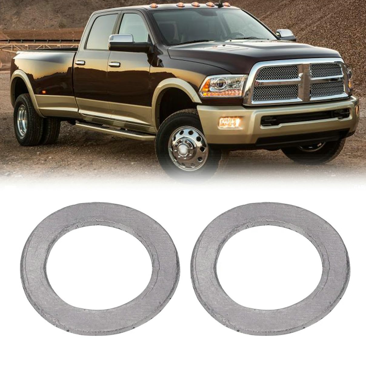 2Pcs Gasket-Diesel Exhaust Fluid DEF Injector 4627714AA 04627714AA for 2013-2022 Ram 2500 3500 for 2013-2018 Ram 4500 5500