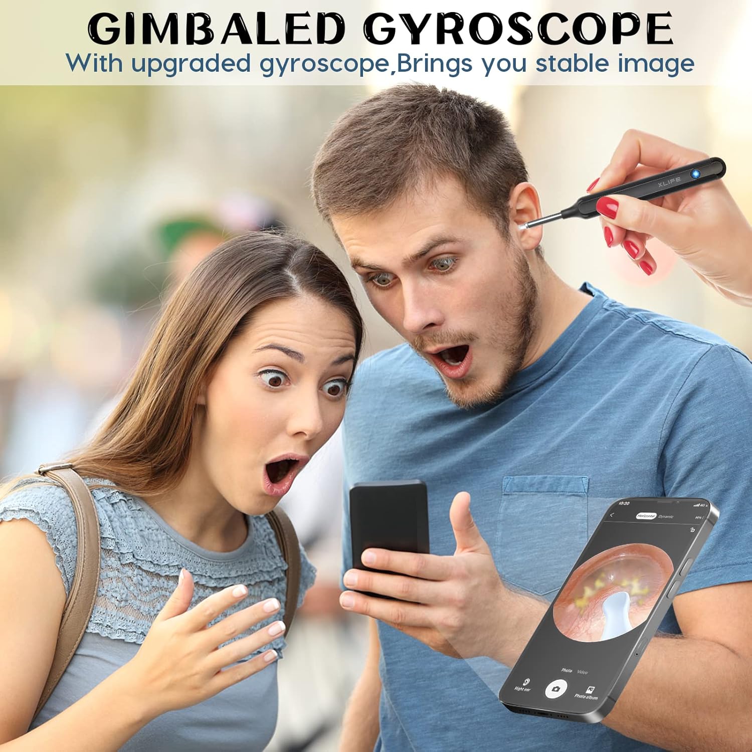 Buy Ear Wax Removal, XLIFE Ear Wax Removal Kit with 1296P Ear Camera