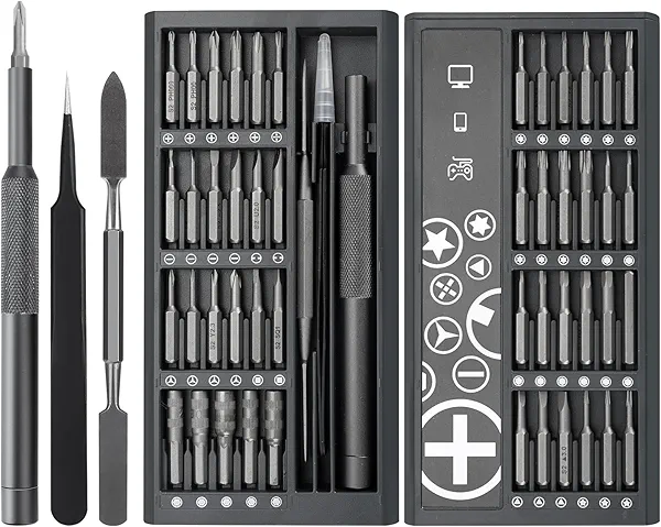 50-in-1 Precision Screwdriver Set, Small Screwdriver Set Magnetic, Mini Screwdriver Set with Case, Electronics Repair Tool kit for Laptop, iPhone, Computer, Phone