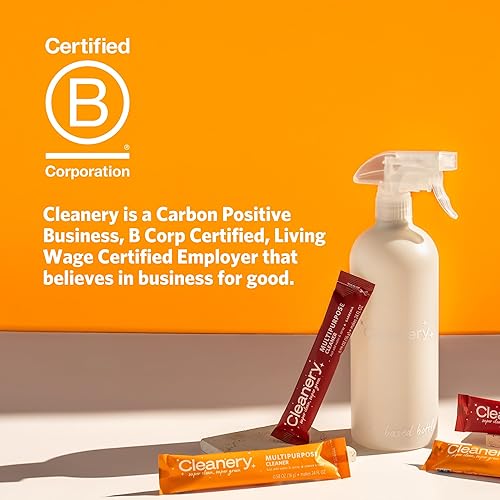 Miniatura 6 de Cleanery Kit de inicio de limpieza para el hogar, 2 repuestos de polvo en aerosol limpiador, 1 repuesto de jabón líquido para manos, 2 botellas de