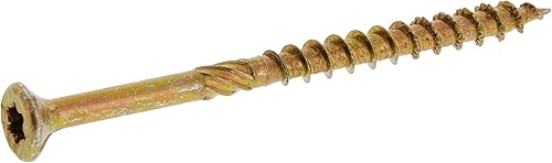 Miniatura 1 de Power Pro 42468 Tornillos de madera, amarillo, 75 piezas