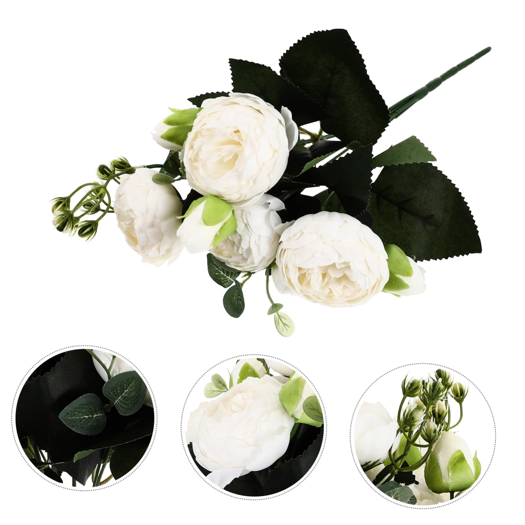 MAGICLULU 6stücke Künstliche Peony Blumenstrauß Dekoration Simulierte Hochzeit Und Wohnaccessoires Für Tisch Party Und Fotografie Langlebig Und Pflegeleicht