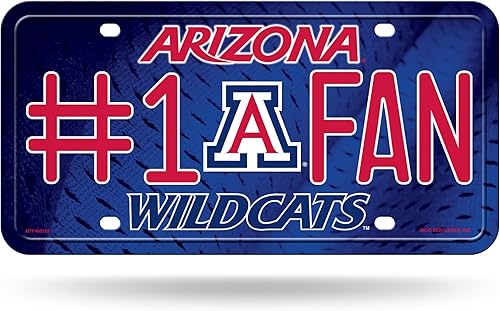 Miniatura 4 de Rico Industries NCAA Texas Tech Red Raiders #1 - Placa de metal