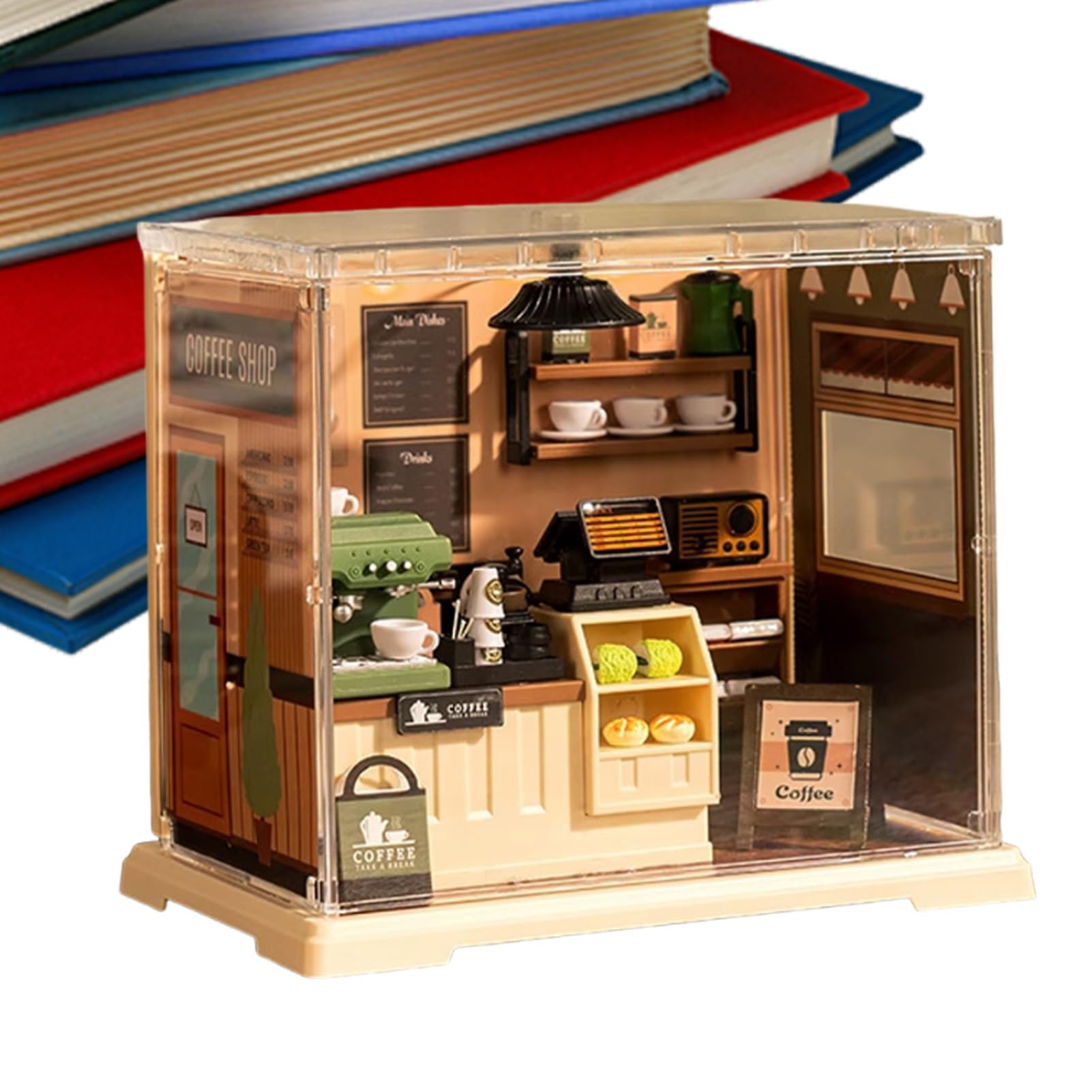 Kit maisonnette jeu de construction adulte décoration bibliothèque - 8