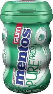 Gum Big Bottle Curvy, Pure Fresh Spearmint, 50 Count