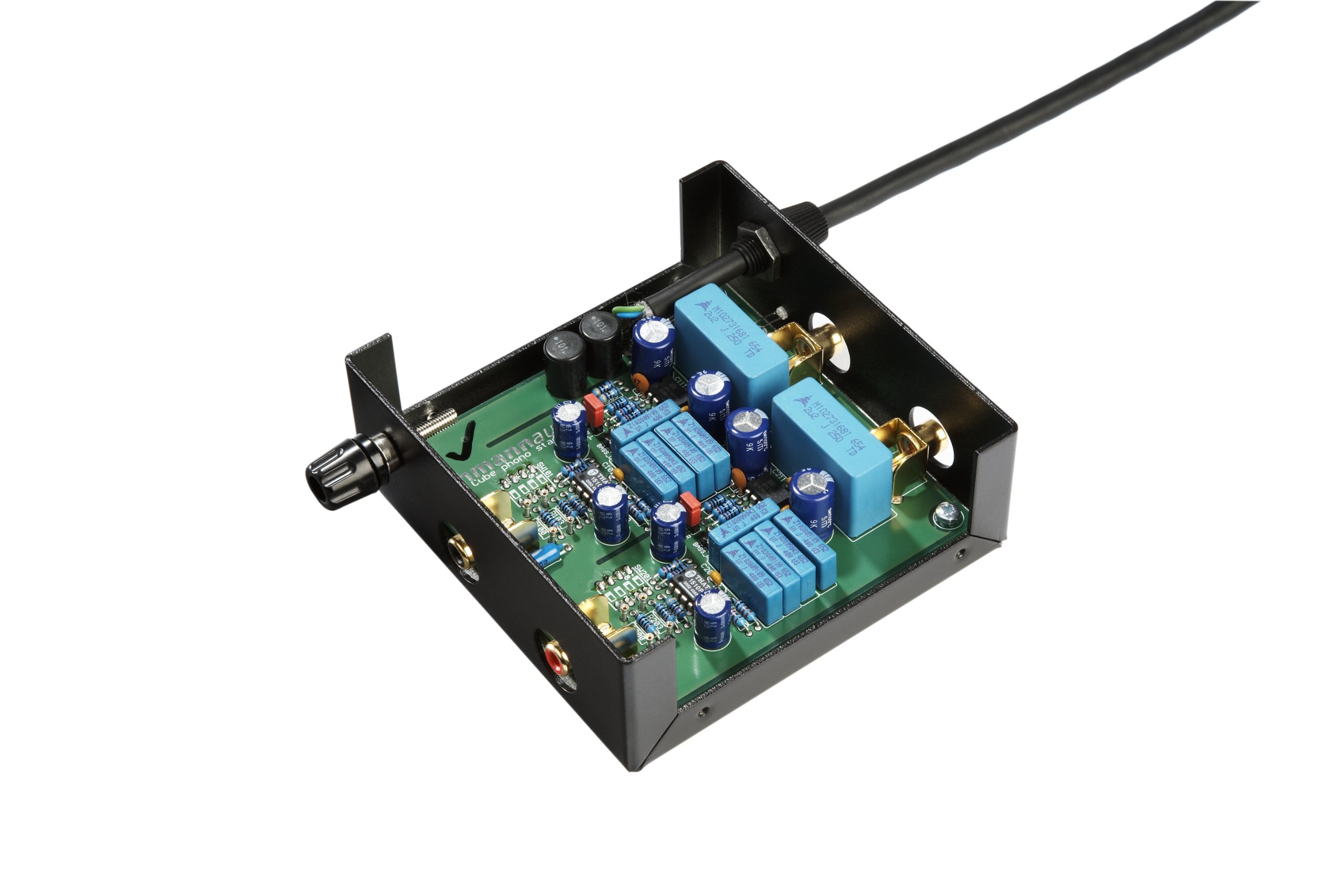 Lehmann - Preamplificatore phono Audio Black Cube (MM/MC, 113 x 108 x 45 mm), nero
