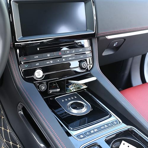 Miniatura 5 de YIWANG - Caja de almacenamiento multifunción de plástico ABS para Jaguar XF 2016-2019, XE 2015-2019