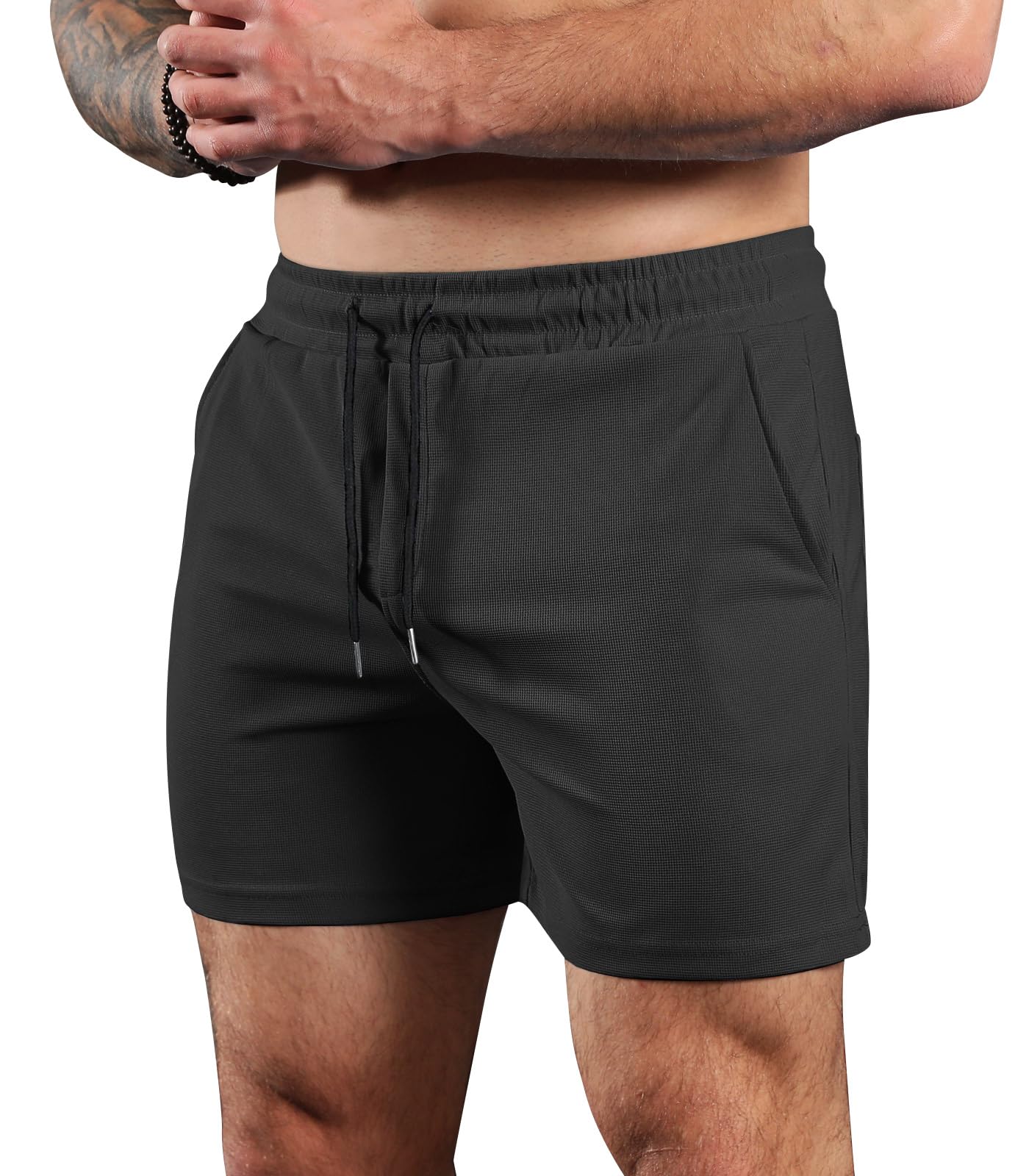 Danfiki Badehose Herren mit Meshfutter Kompression Liner 2 i