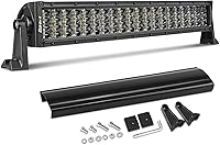 Vista 1 de DJI4X4 Reflector de barra de luces LED cree, de 12 pulgadas, 72 watts. Luz antiniebla de LED, para vehículos todoterreno, con panel negro