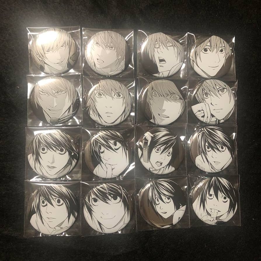 L デスノート展　缶バッジ　推しキャラバッジ