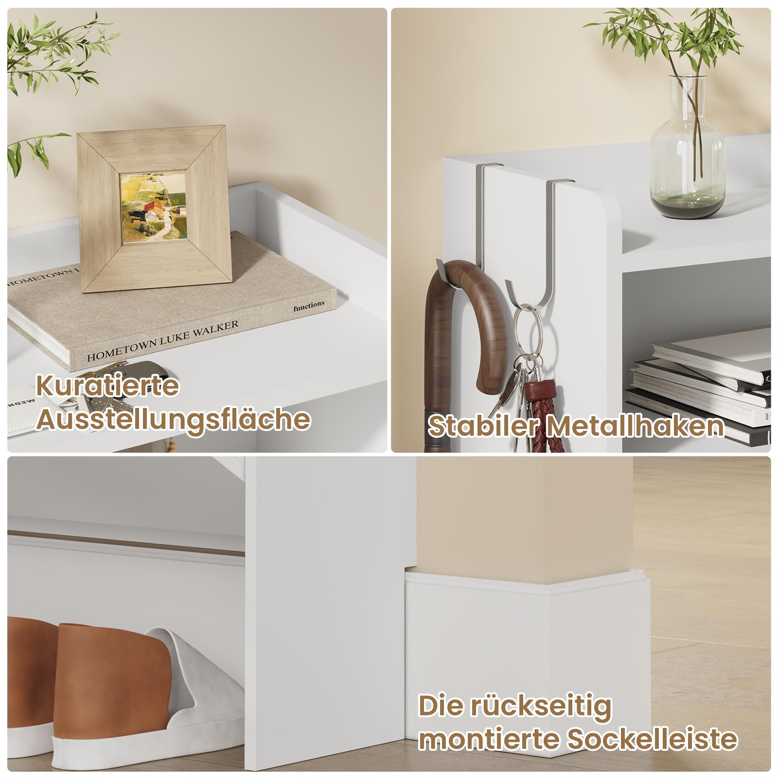 Schuhschrank, Schuhkipper, Schuhaufbewahrung, Trennwand Verstellbar