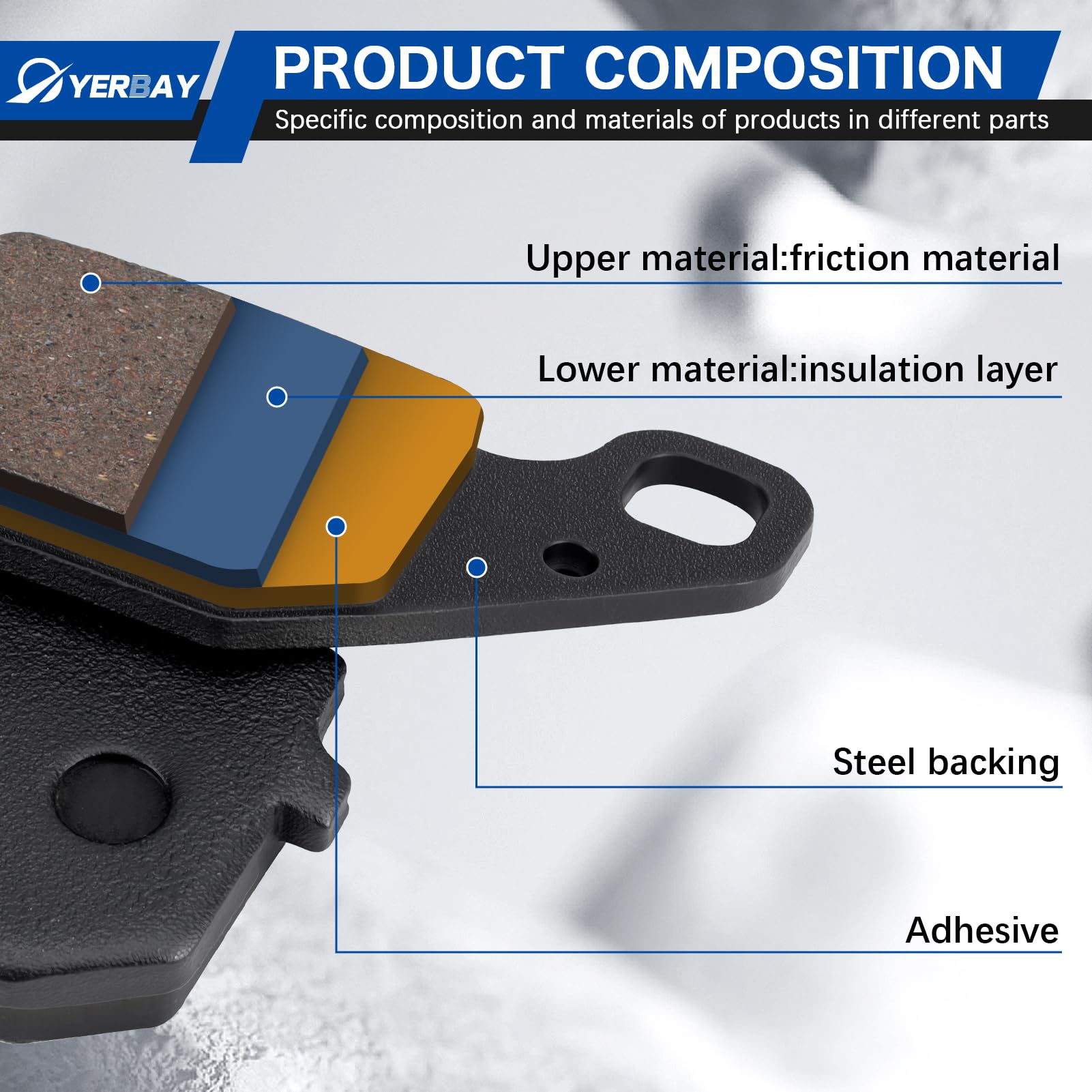 Front Brake Pads For DERBI For Senda DRD Pro 50 R 2005 - View #6