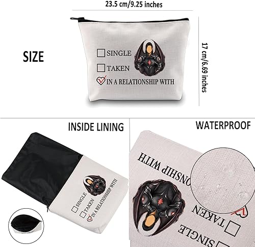 Miniatura 3 de G2TUP Novelas regalo Fechado C Bolsa de maquillaje R A C Bolsa de cosméticos Bat Fan Club Novelas de regalo Merch, C