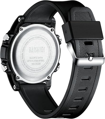 Miniatura 2 de Relojes para Hombres Relojes Digitales para Hombres Deportivos Casuales Militares Impermeables Relojes de Pulsera Cronómetro Correa de Silicona con