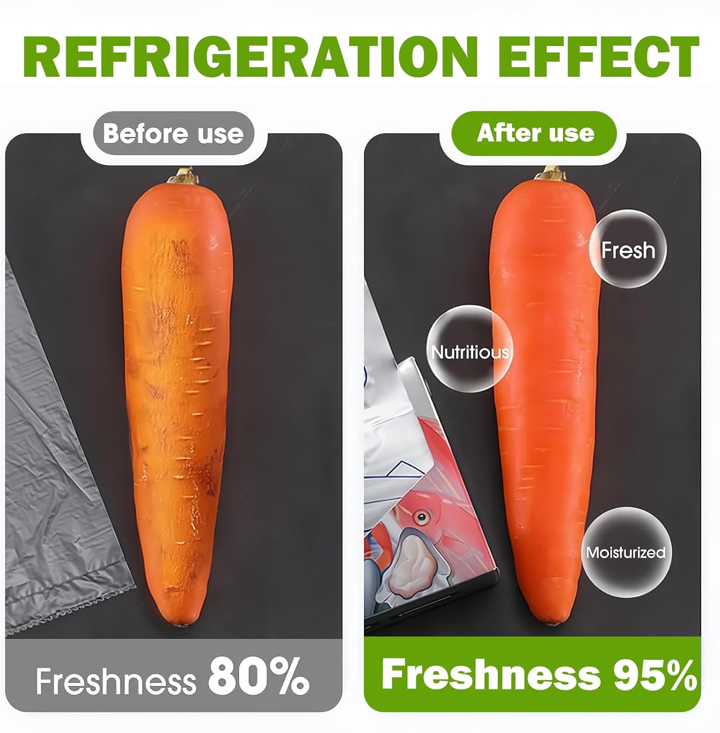 30 Aluminium Foil Storage Bags with Zip Closure Aluminium Reusable Storage Bags Suitable for Storing Seafood, Meat, Vegetables and Fruits