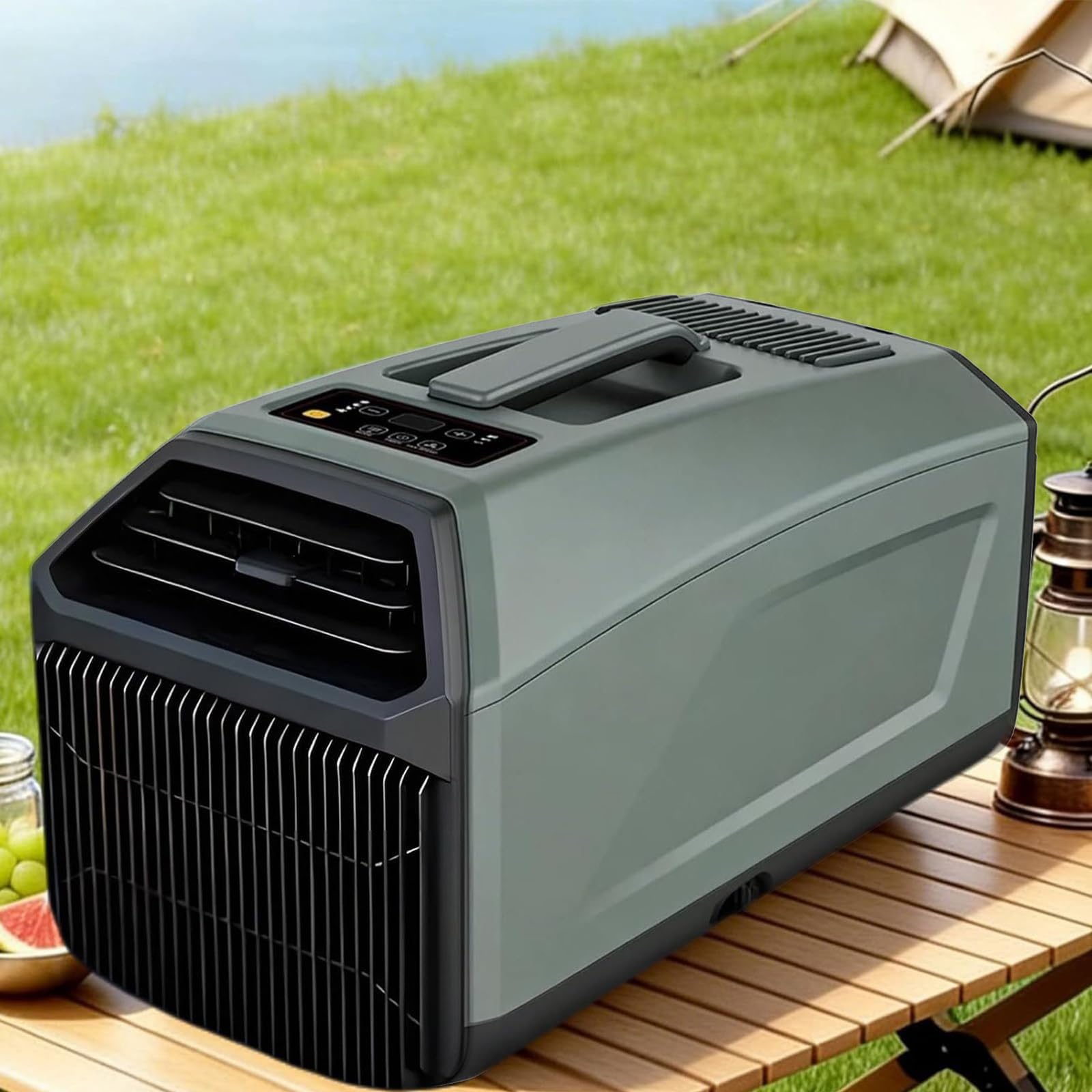 Senodon One Color 4000 Btu Portable Ac, Quiet Dual Hose Air Conditioner For Tent, Rv, Bedroom