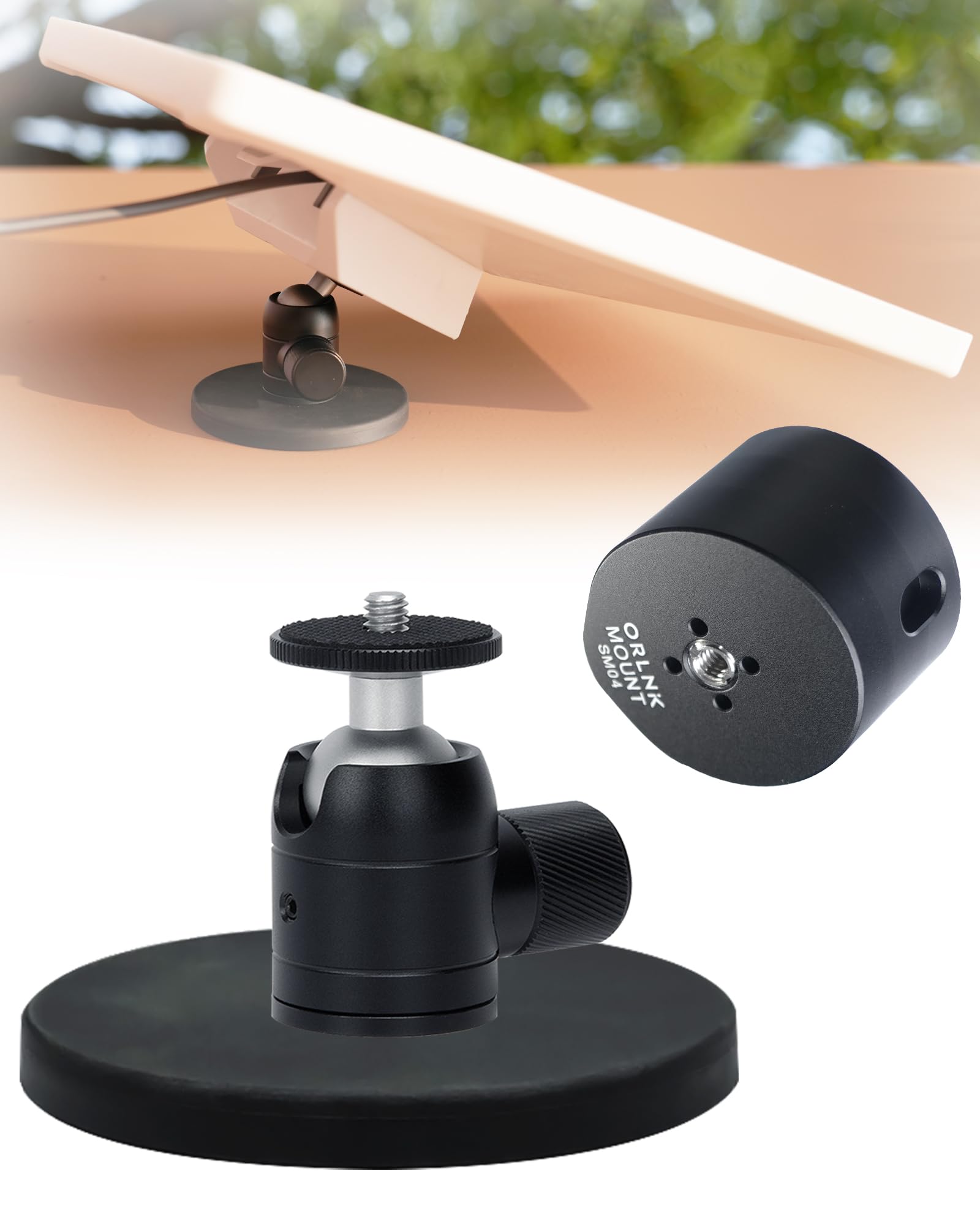 Starlink Mini Soporte Magnético Portátil con Ángulo Ajustable - Ideal para Camping/Aparcamiento Temporal en Coche, RV, Camper | ORLNK M 1