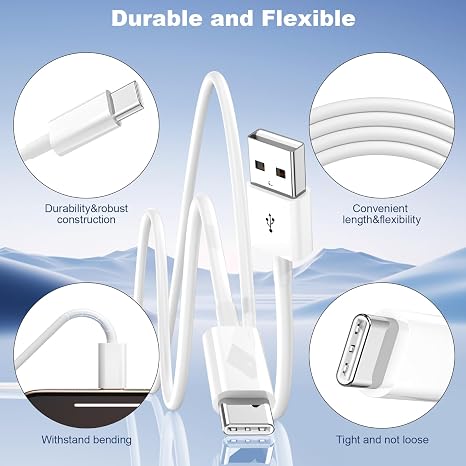 Car CarPlay Cable for iPhone 17/16/15 Pro Max Air 3FT USB A to USB C Cable