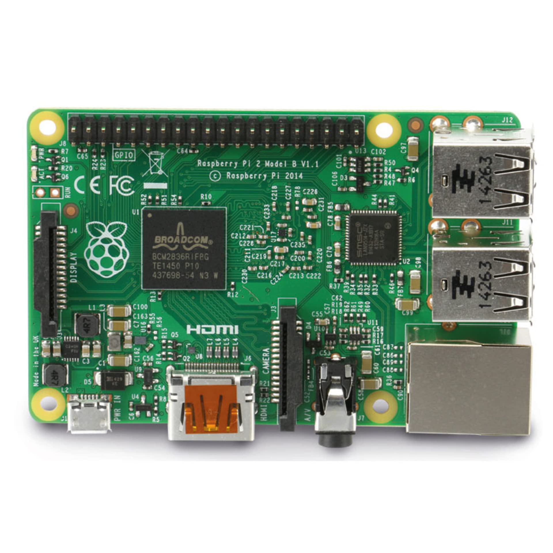 Raspberry Carta PI2 modela B 1GB