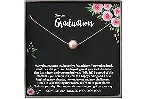 14K Rose Gold Pearl Necklace | The Perfect Graduation Gift for Her