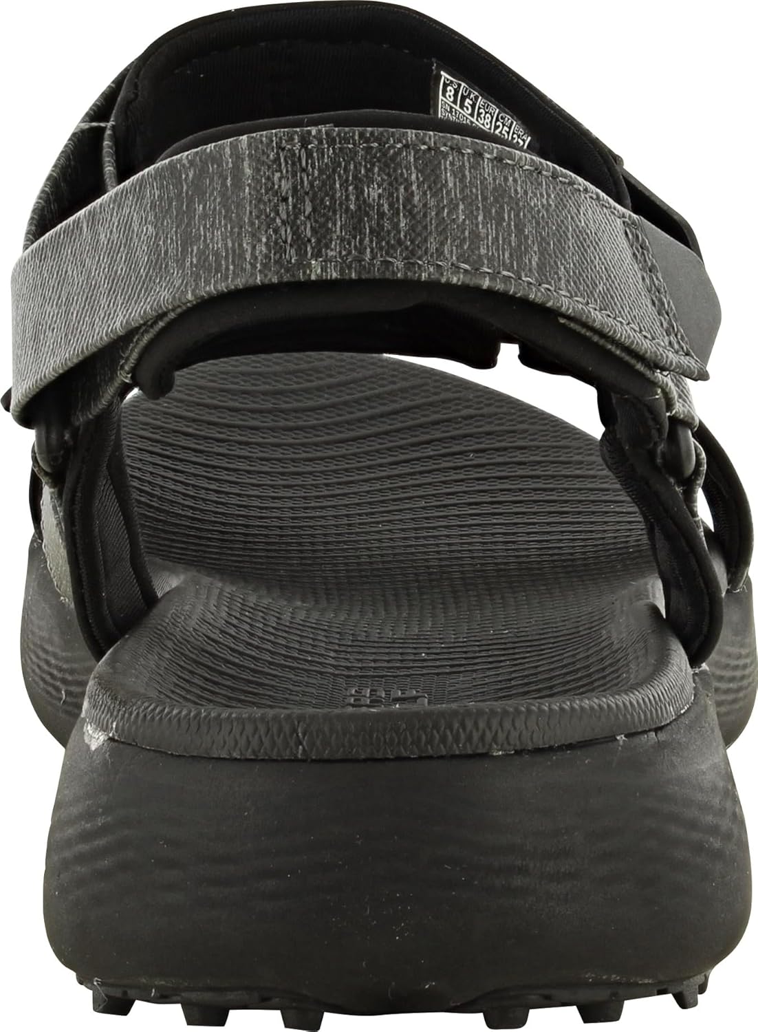 Skechers Womens 600 Spikeless Golf Sandals Shoe, Black, 8 B (M)