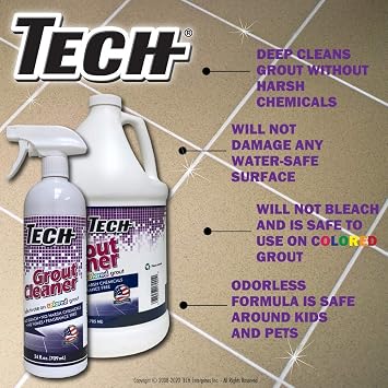 TECH 17001 Grout Cleaner, 128 oz