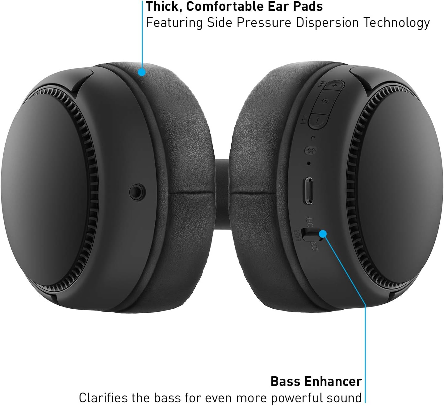 One-Day Sale: Up to 50% Off Panasonic RB-M300B Deep Bass Wireless Bluetooth Immersive Headphones with XBS DEEP and Bass Augmentation (Black) (RB-M300B-K)