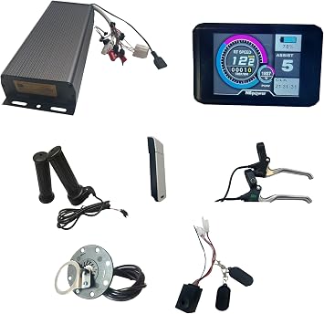 NB POWER Electric Bike Controller Sabvoton SVMC72200 Controller +UKC1 Color Display + Throttle +Brake Lever +Alarm Lock +Pas,one Set