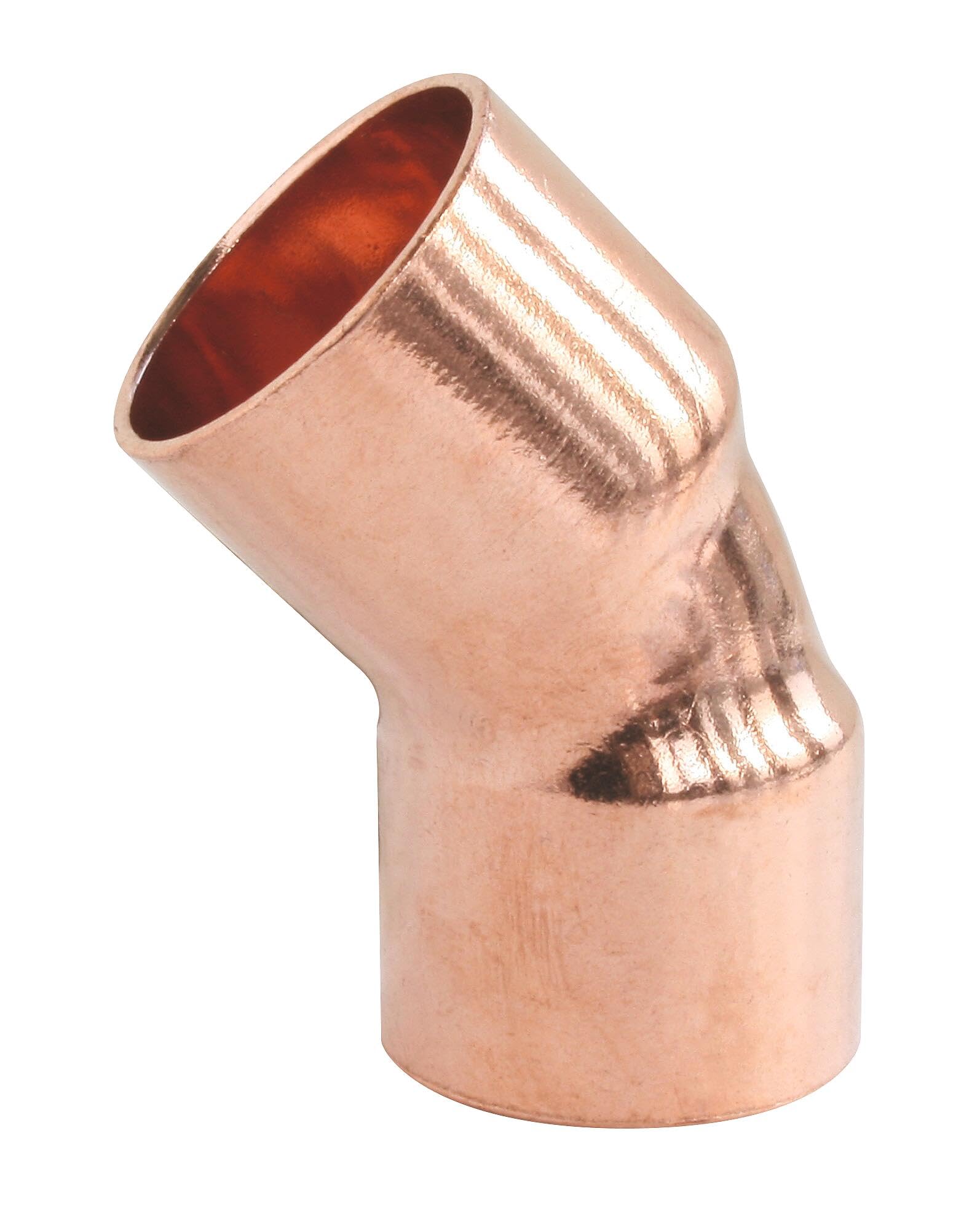 SOMATHERM FOR YOU - Saldatura di rame Connettore - 45 ° gomito doppio femminile Ø22 - Conforme NF