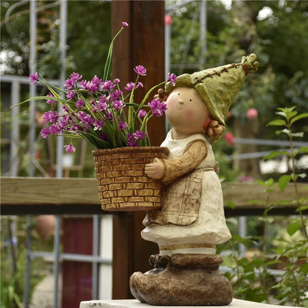 RJJ クリエイティブフラワーポットかわいい鉢植えの植物家の家具庭のバルコニー大花飾り庭の装飾