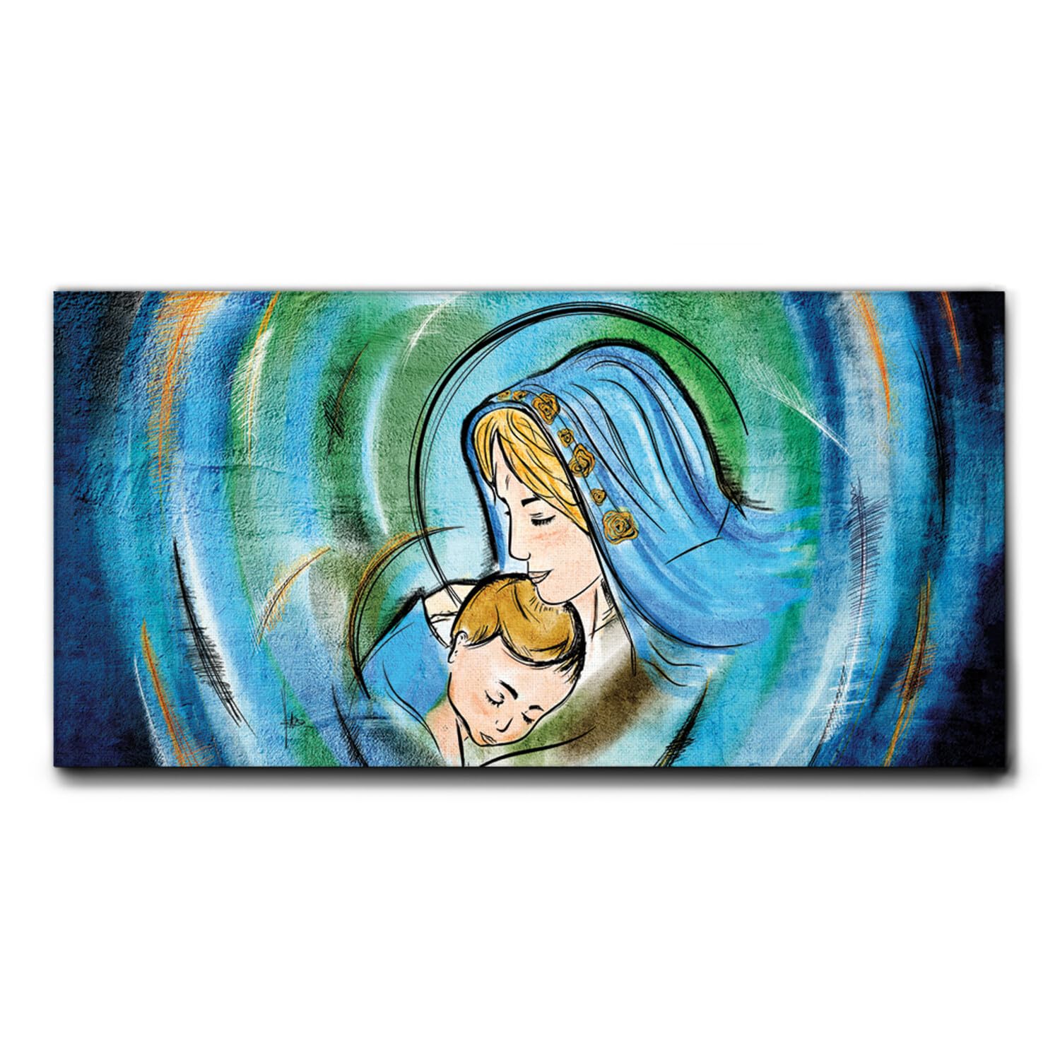 Giallobus - Cuadro - Plant - Lona Telar Premium Alto Espesor - 35x17,5 - Listo Para Colgar - Cuadros Modernos Para El Hogar